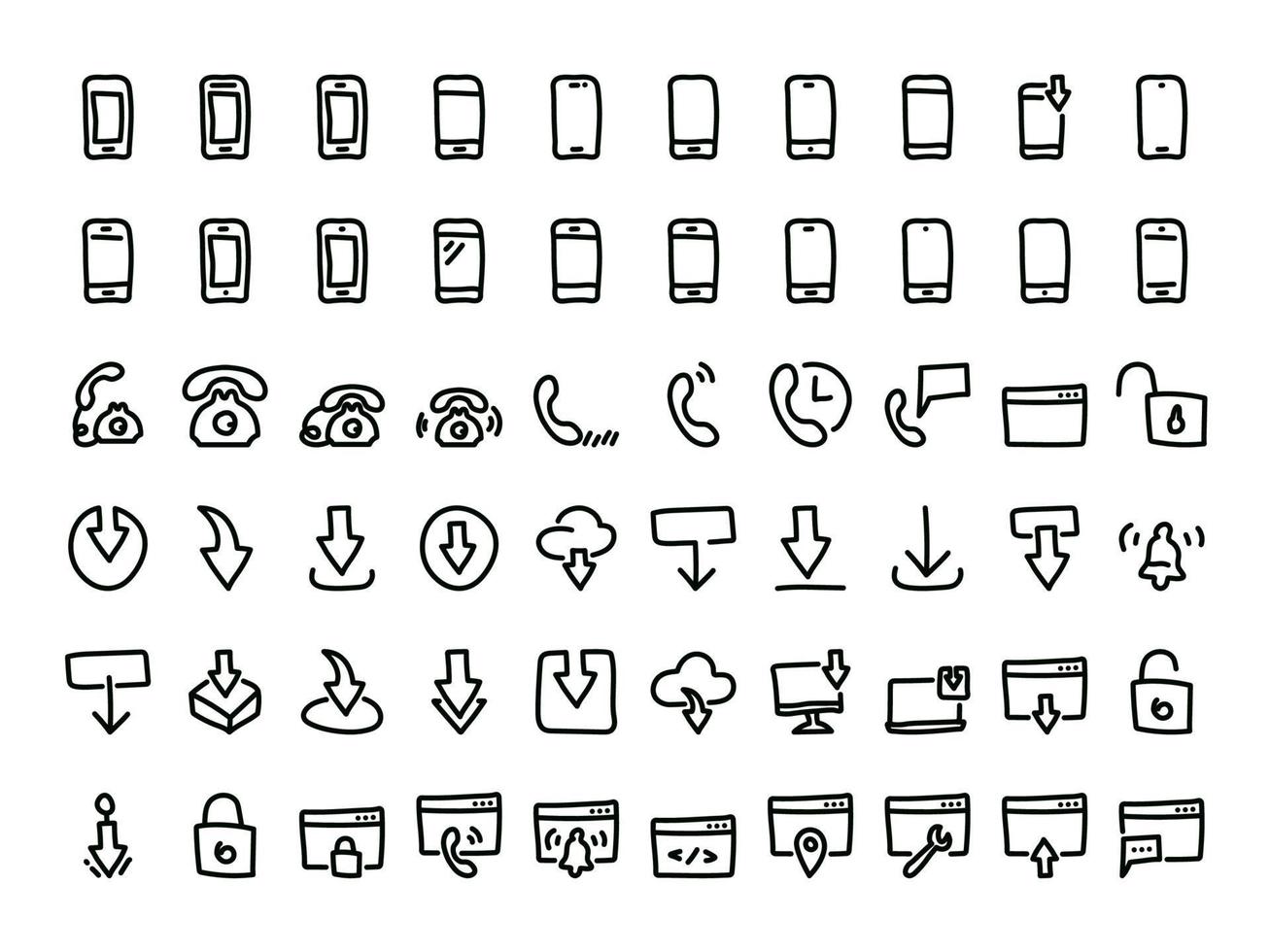 Simple vector icon on a theme modern technology