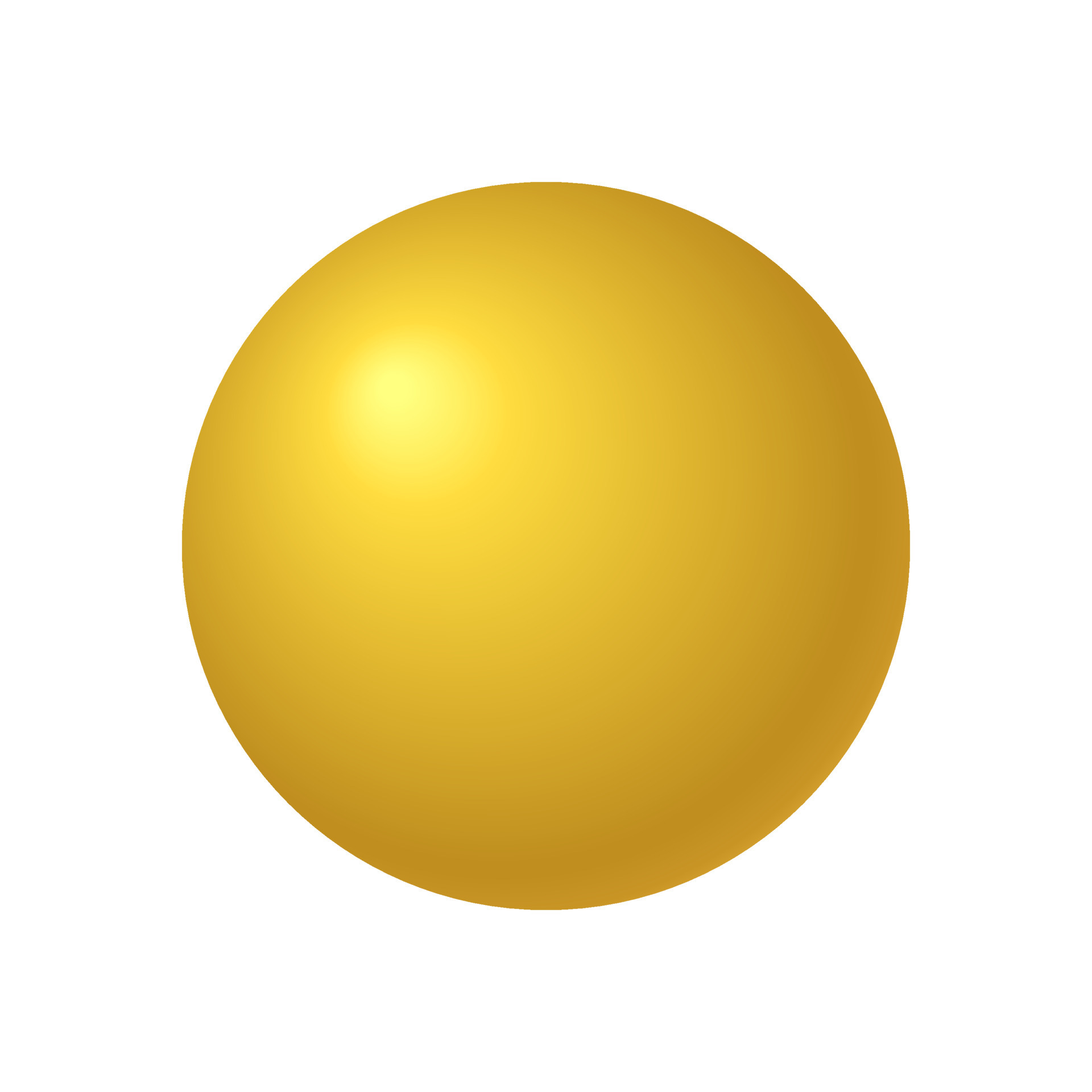 3D Yellow Circle Ball, Vector Illustration. Eps10 21336523 Vector Art