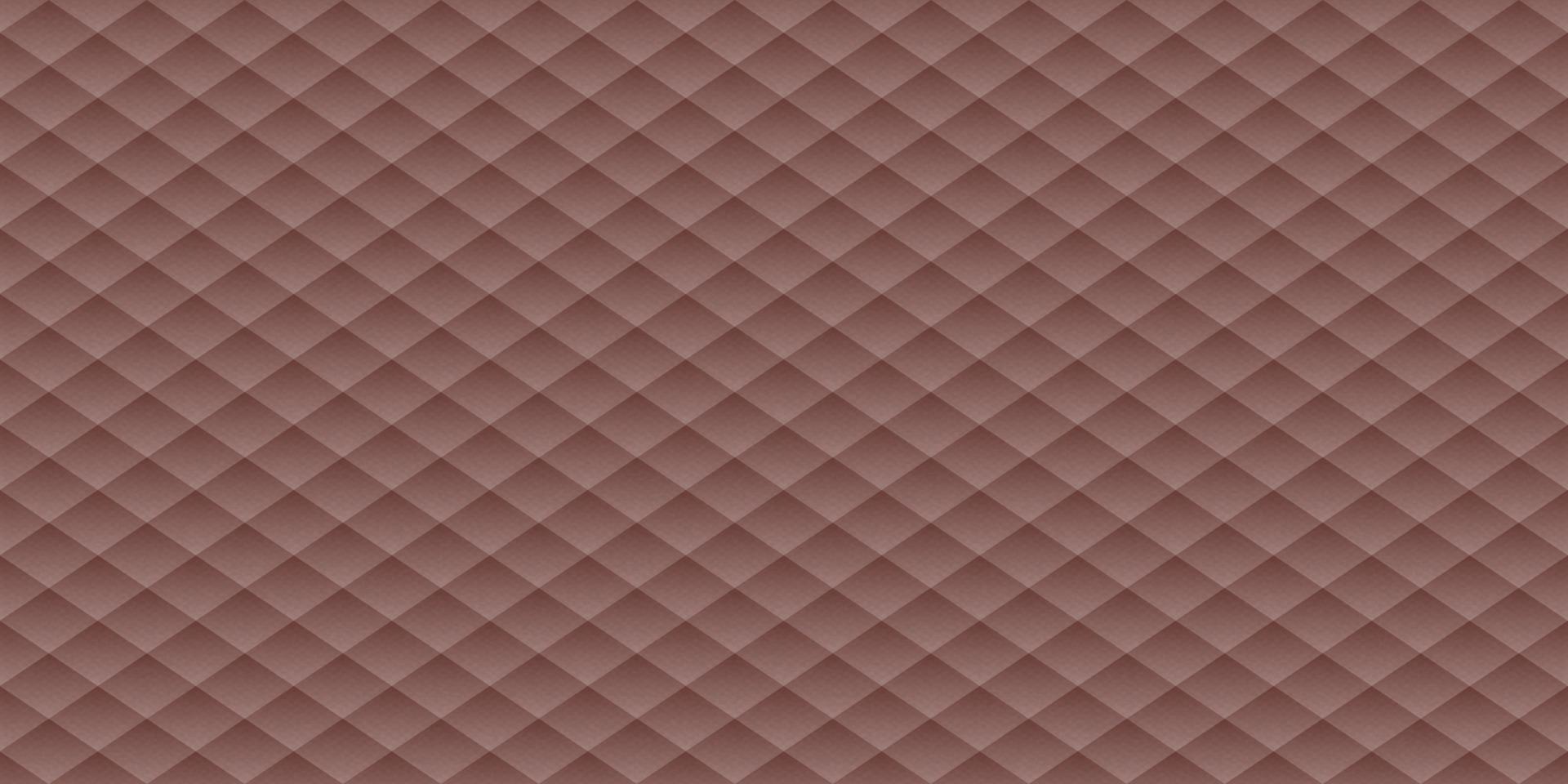 Abstract geometric seamless pattern square chocolate color background. Vector illustration. Eps10