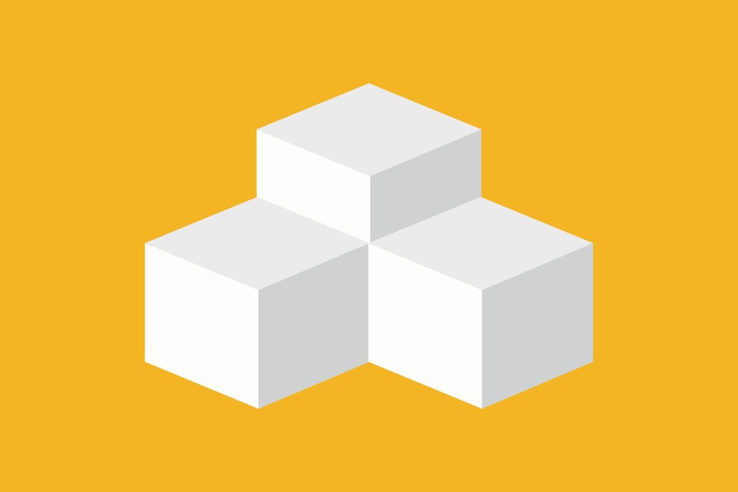 Sugar icon illustration. icon related to cooking spices. Flat icon style. Simple vector design editable