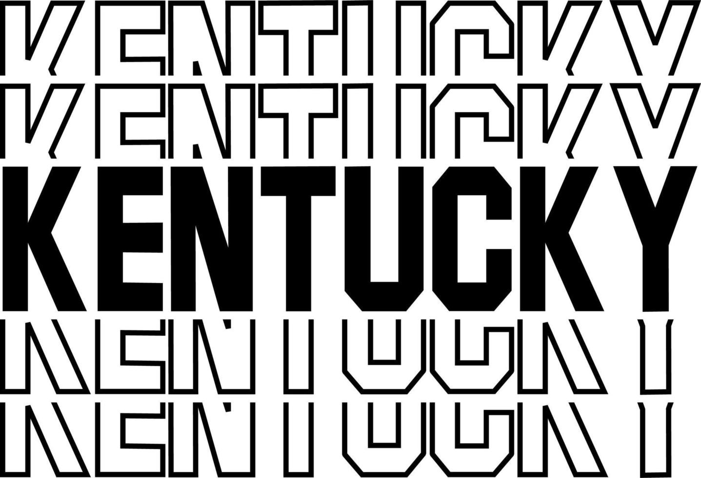STACKED DESIGN USA STATE NAMES vector