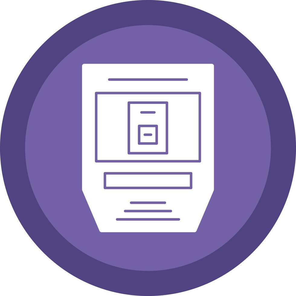 Pulse Meter Vector Icon Design