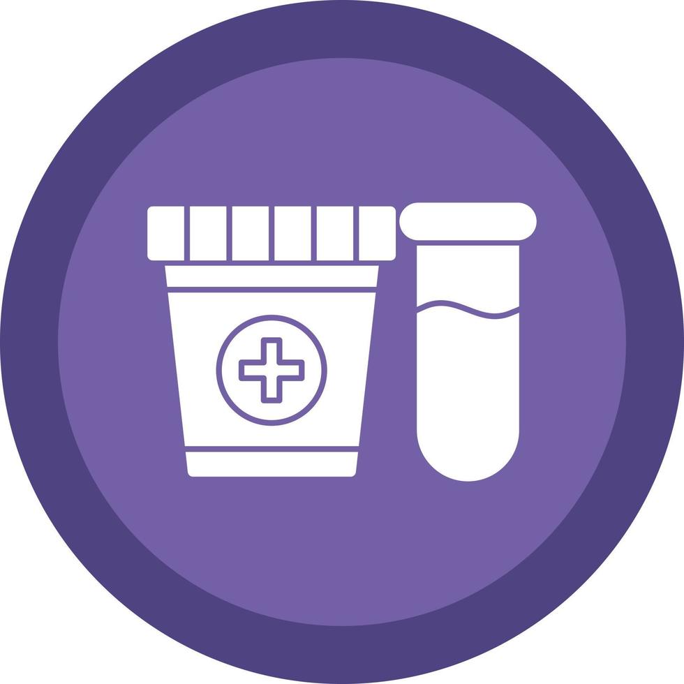 Urine Test Vector Icon Design