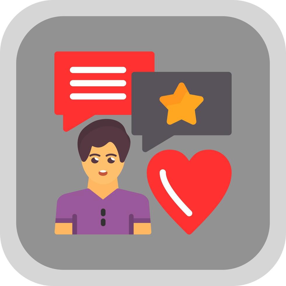 Feedback Vector Icon Design