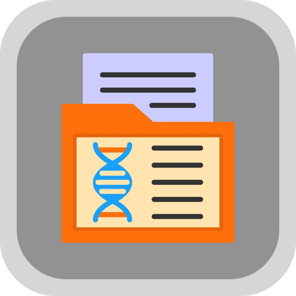 Genetic Data Vector Icon Design