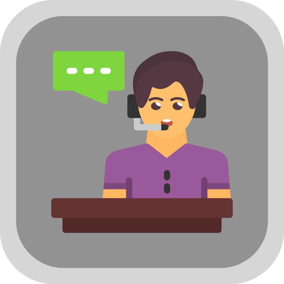 Customer Service Vector Icon Design