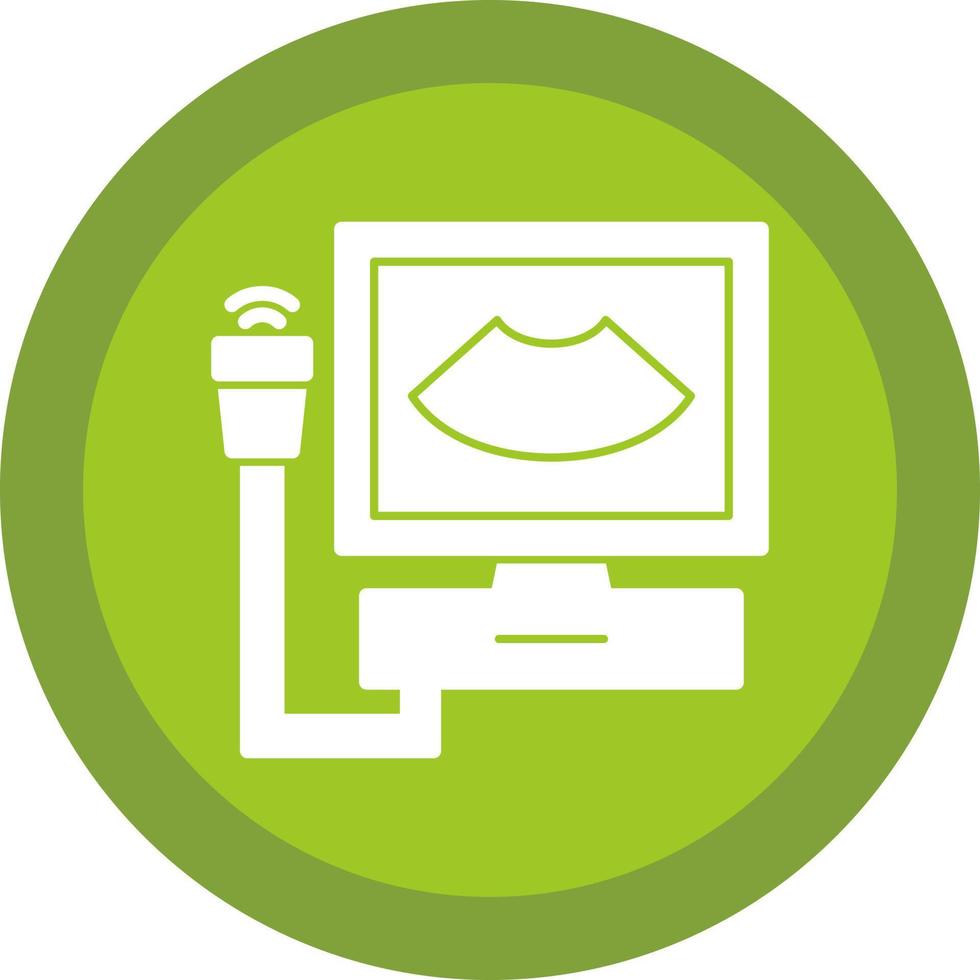 Ultrasonography Vector Icon Design