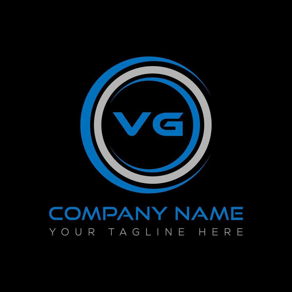 vg letra logo creativo diseño. vg único diseño. vector