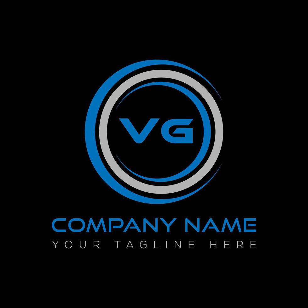 VG letter logo creative design. VG unique design. vector
