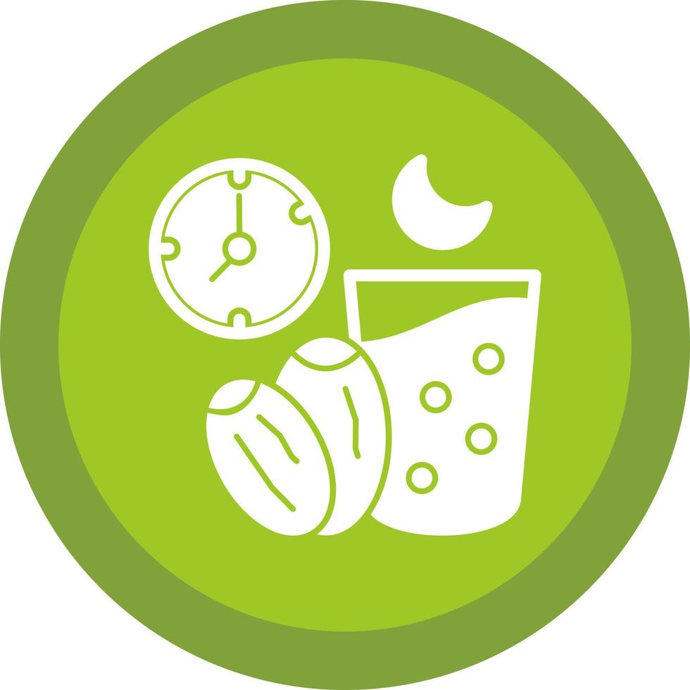Ramadan Fasting Vector Icon Design