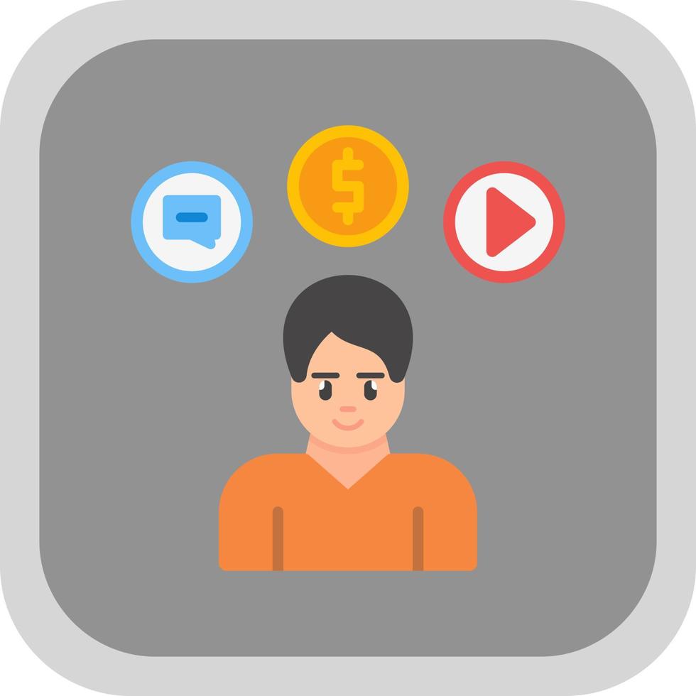 Consumer Behavior Vector Icon Design