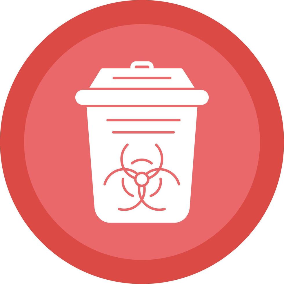 Toxic Waste Vector Icon Design