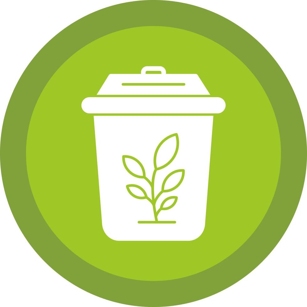 Plant Trash Vector Icon Design