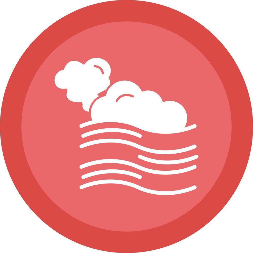 diseño de icono de vector de niebla