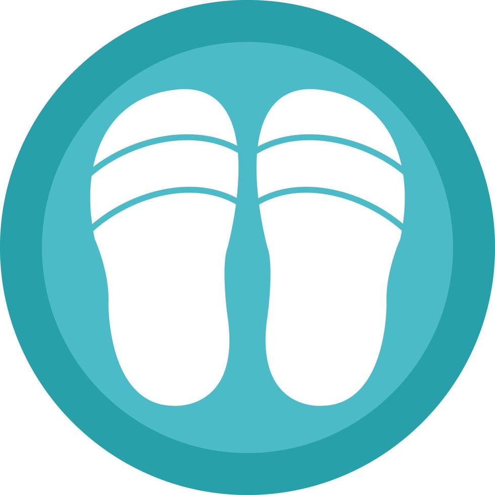 Slippers Vector Icon Design