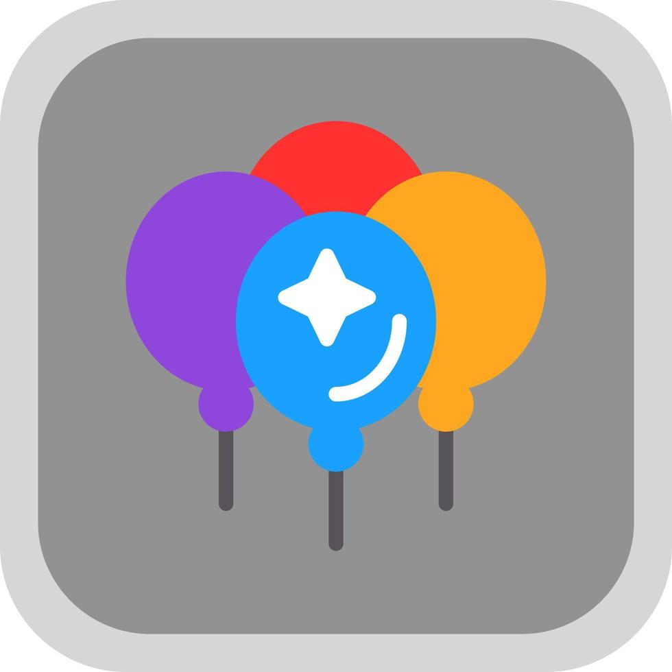 Balloons Vector Icon Design