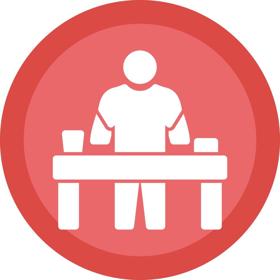 Massage Therapist Vector Icon Design