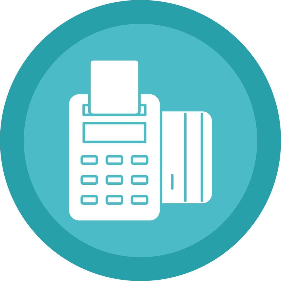 Pos Terminal Vector Icon Design