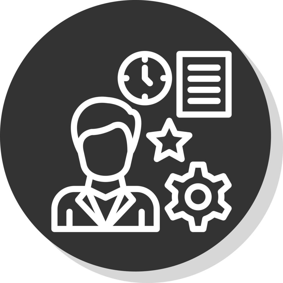 Product Manager Vector Icon Design