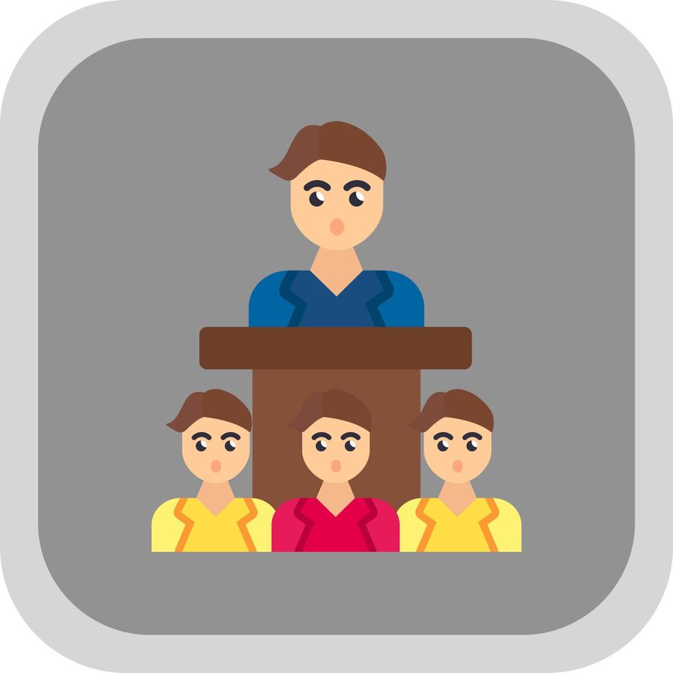 Conferance Vector Icon Design