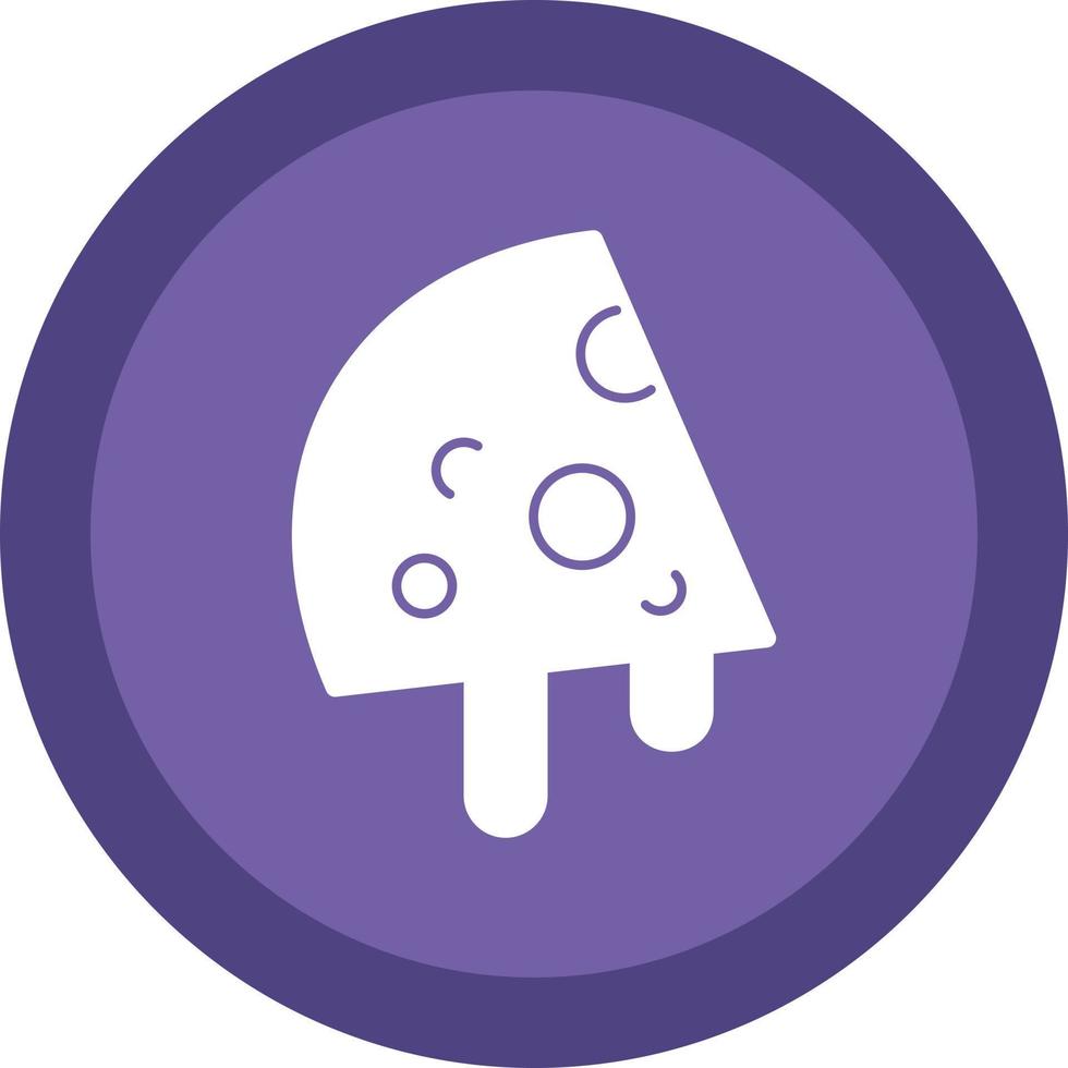 Pizza Slice Vector Icon Design