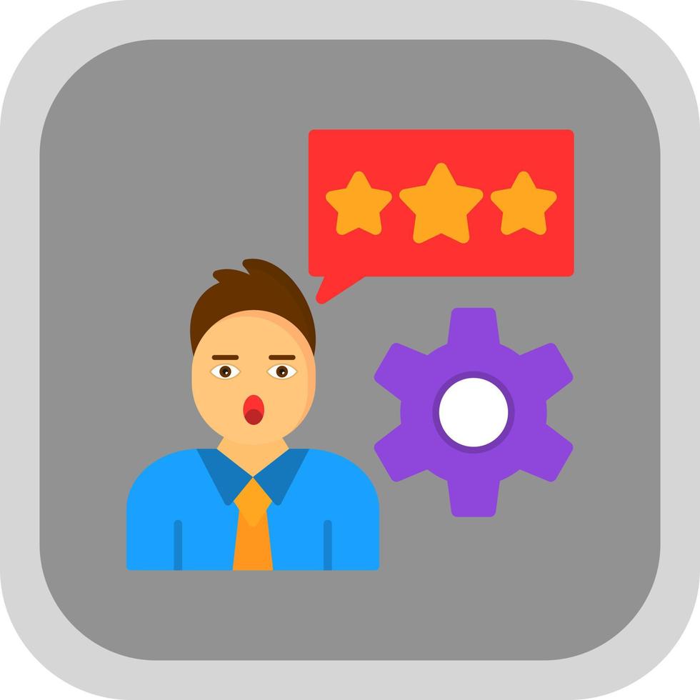 Review Vector Icon Design