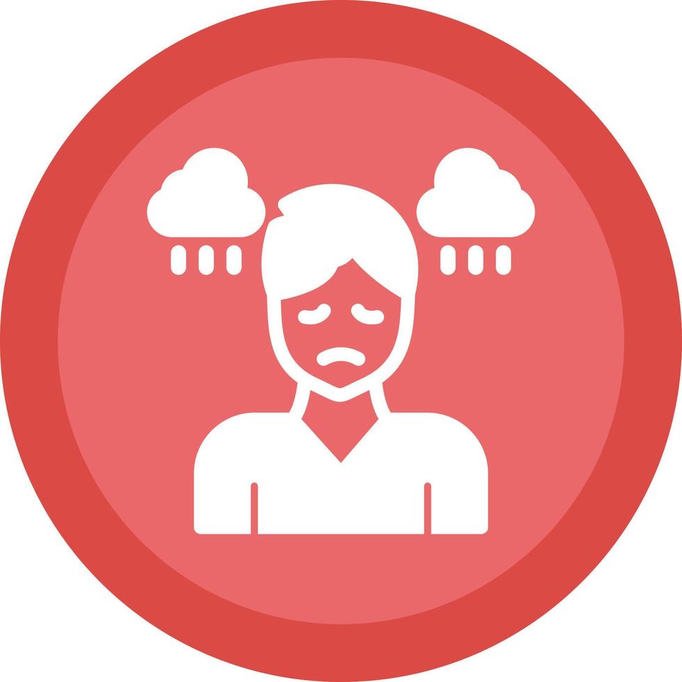 Depression Vector Icon Design