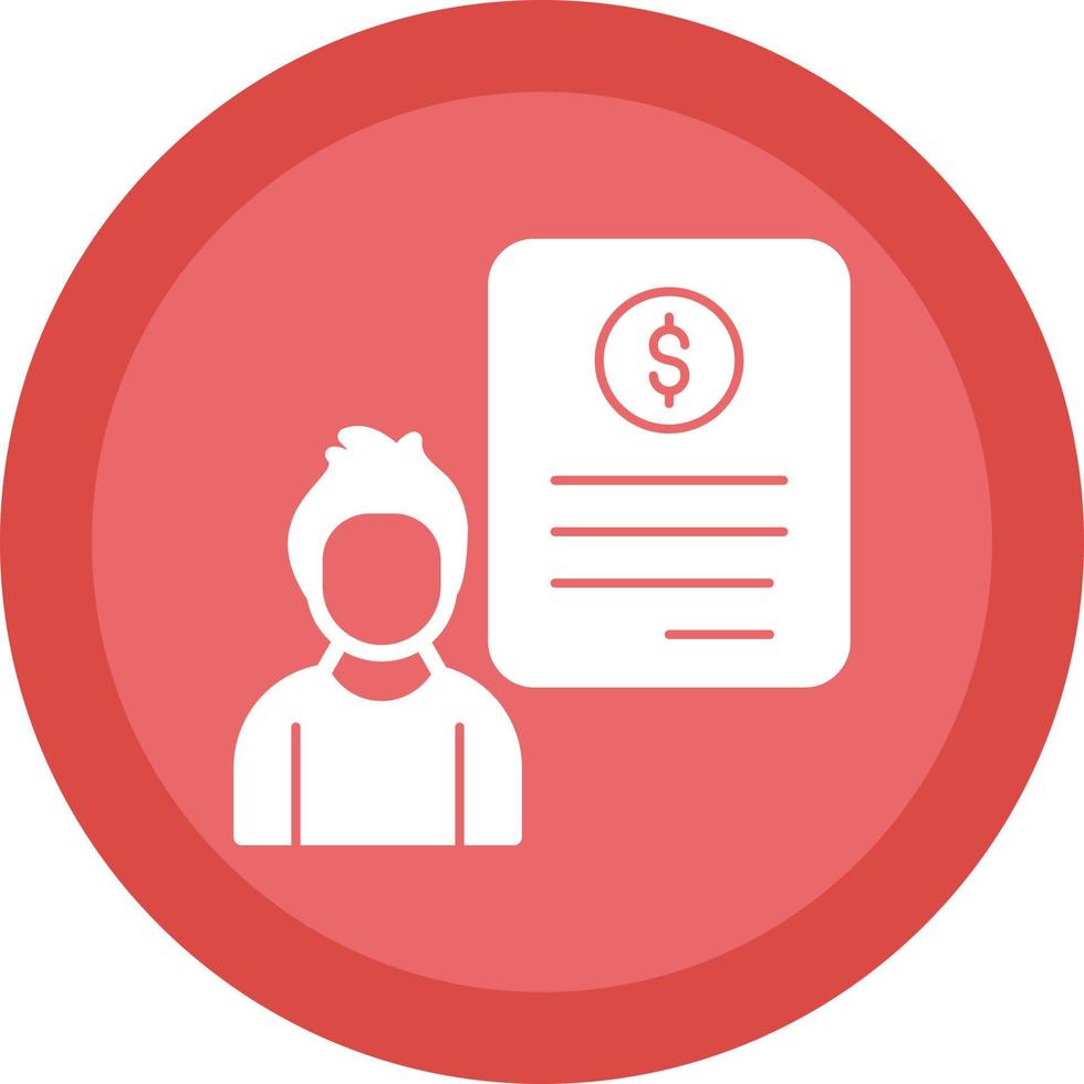 Auditor Vector Icon Design