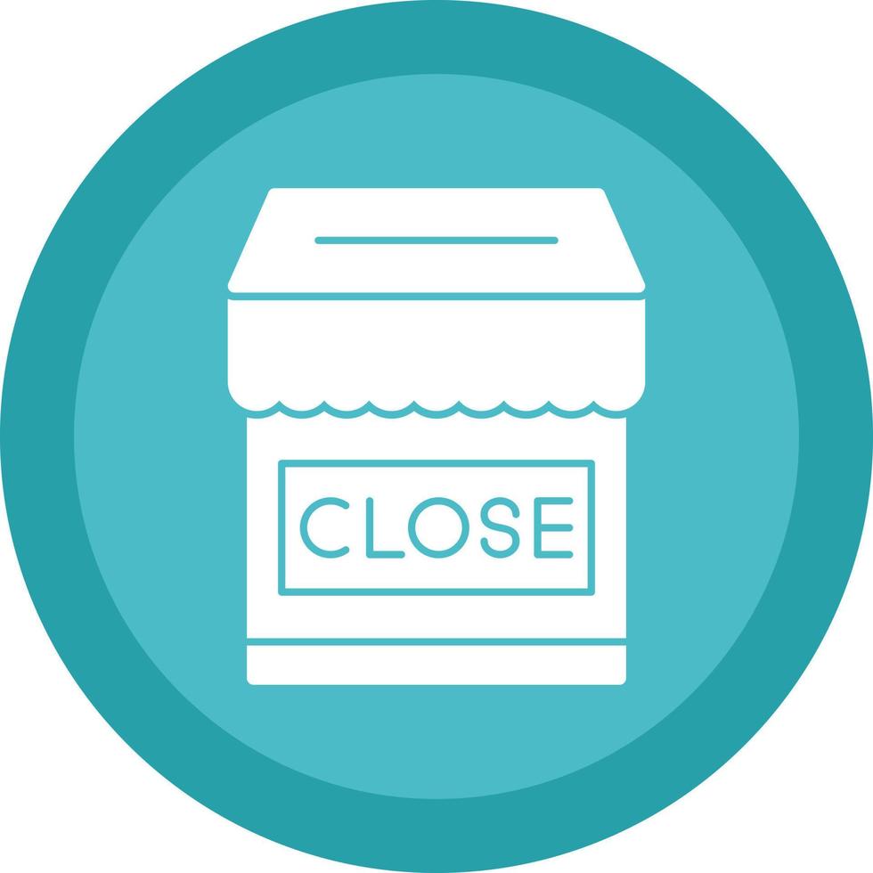 Shop Close Vector Icon Design