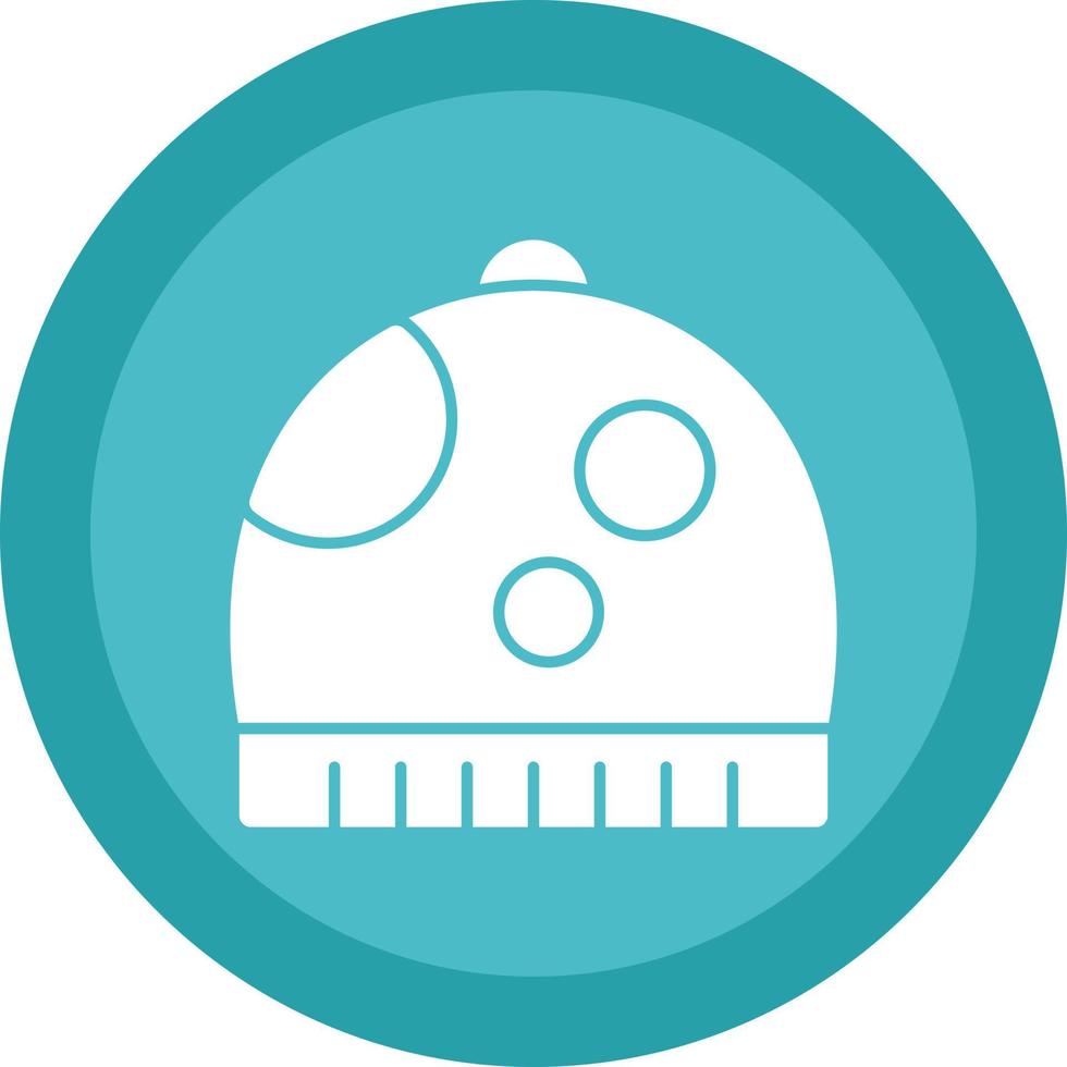 Winter Hat Vector Icon Design