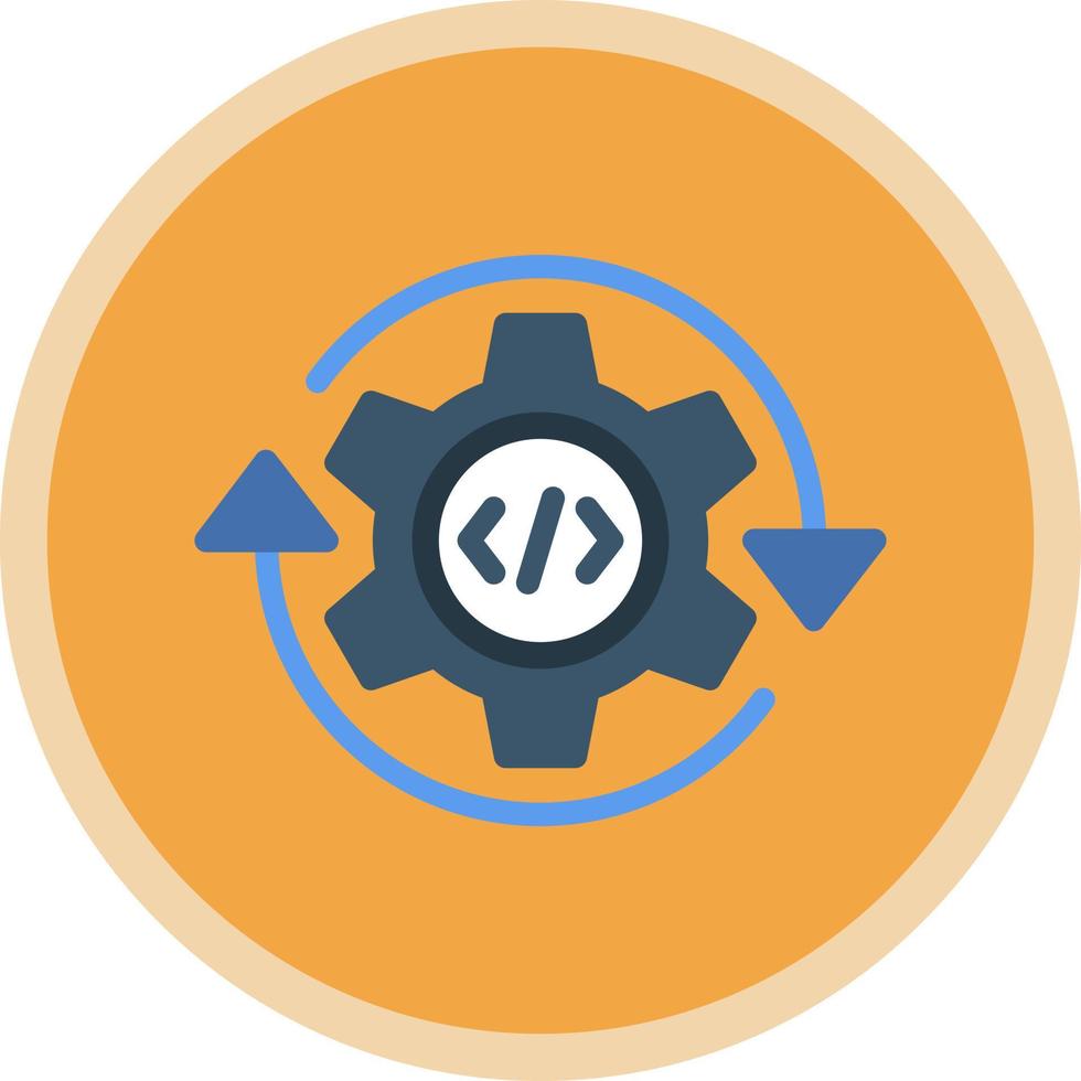 Continuous Integration Vector Icon Design