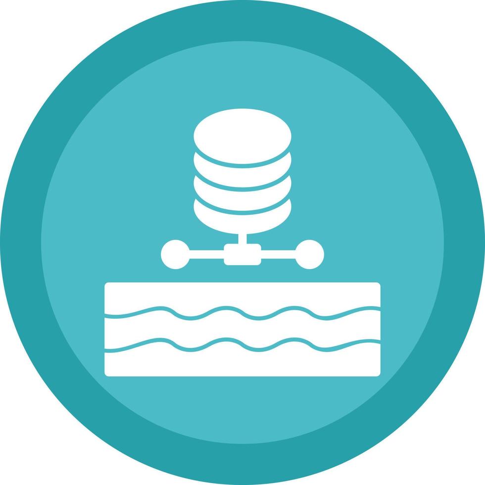 Data Lake Vector Icon Design