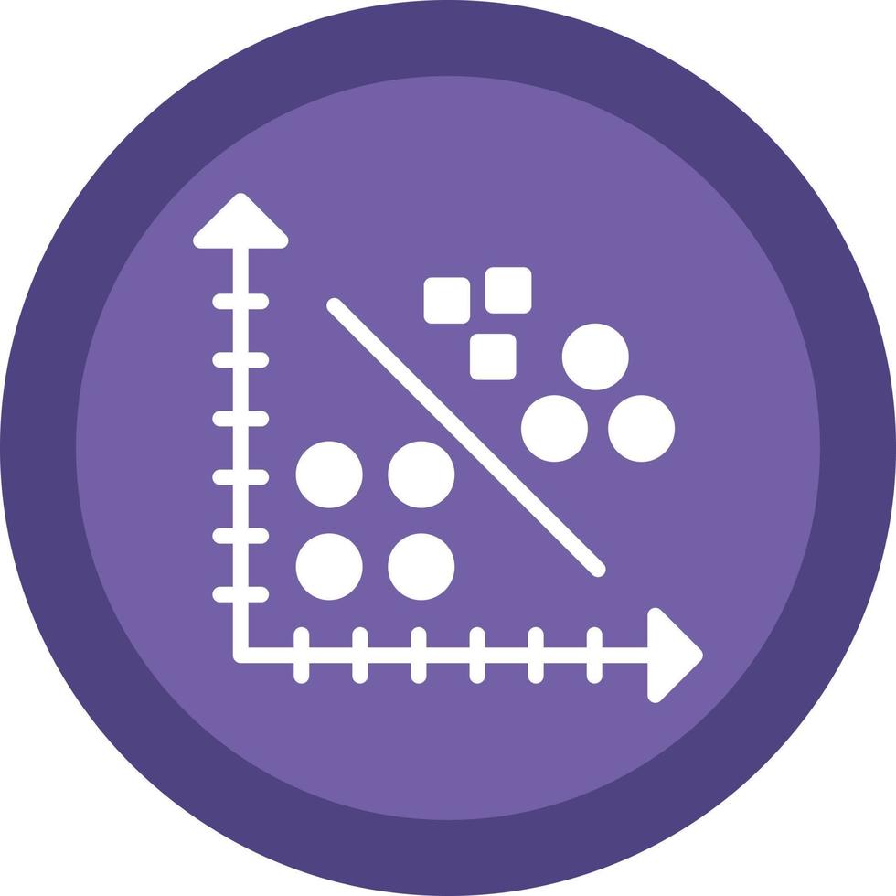 Cluster Analysis Vector Icon Design