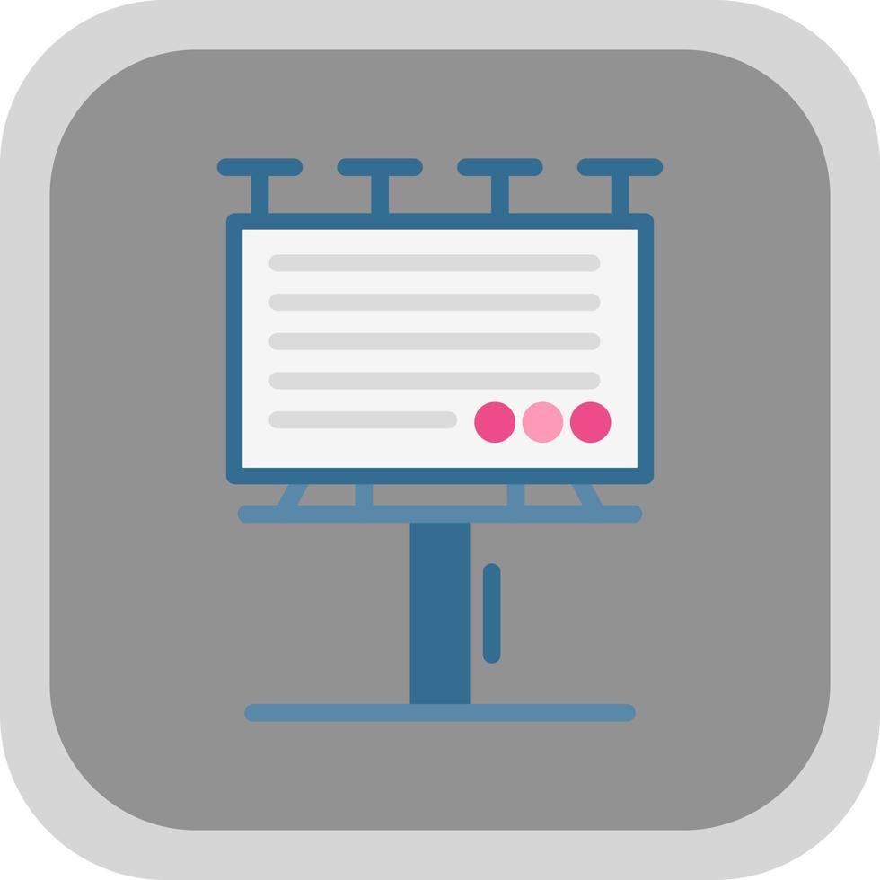 Billboard Vector Icon Design