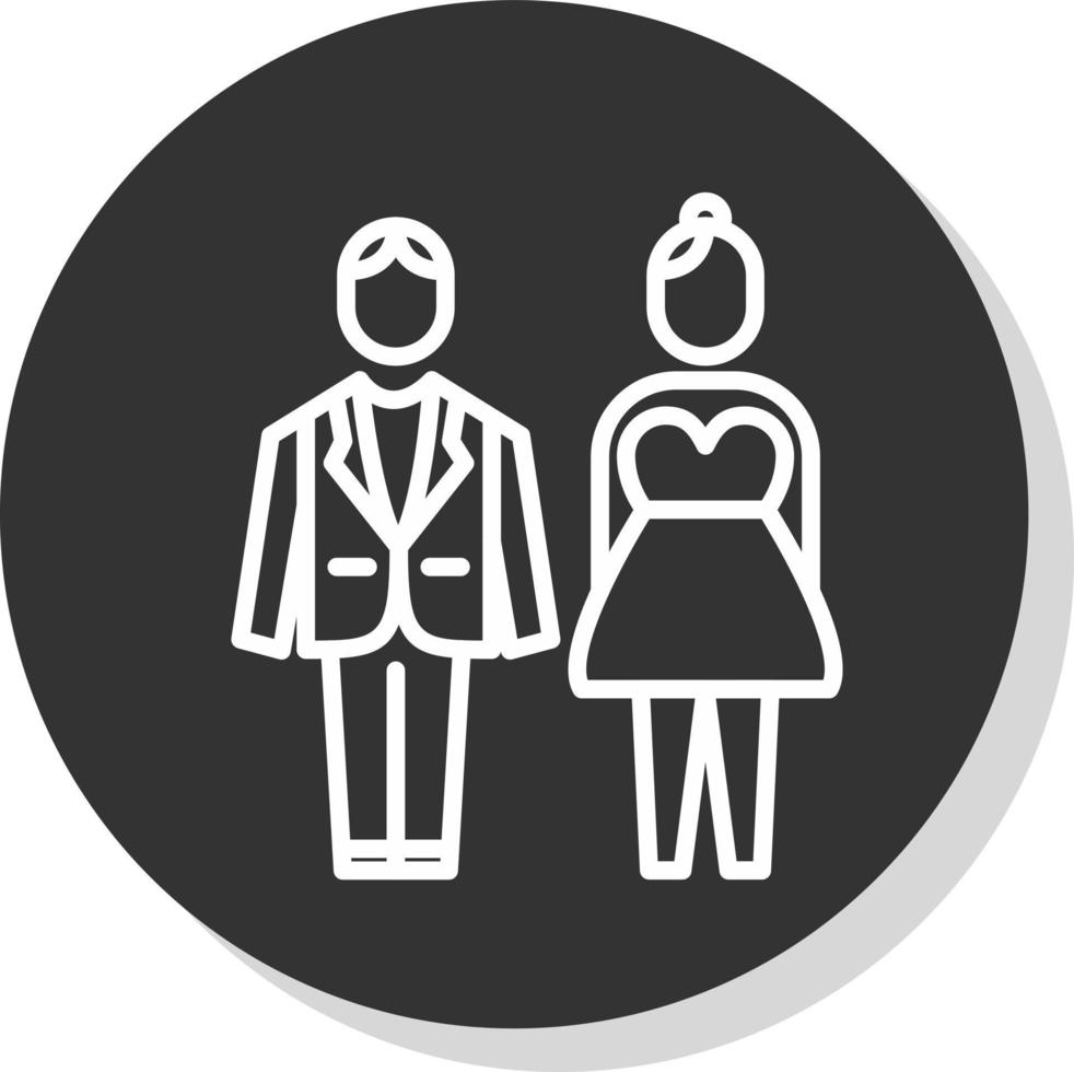 Groom Vector Icon Design