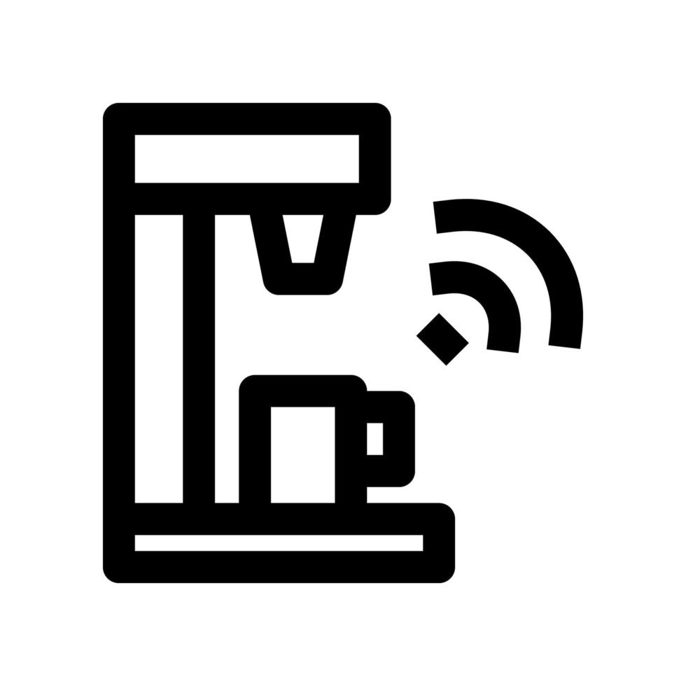 coffee machine icon for your website, mobile, presentation, and logo design. vector