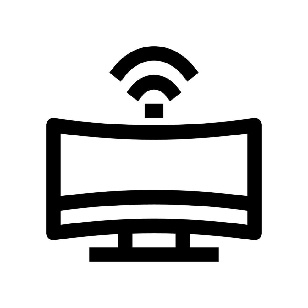 monitor icon for your website, mobile, presentation, and logo design. vector