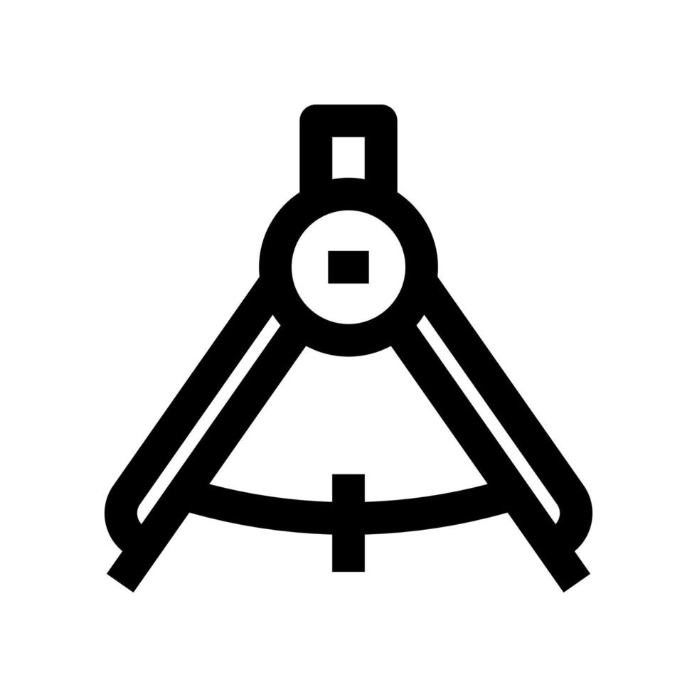 compass drawing icon for your website, mobile, presentation, and logo design. vector