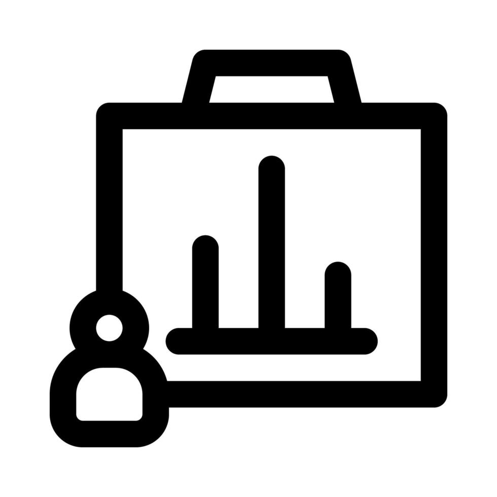 presentation icon for your website, mobile, presentation, and logo design. vector