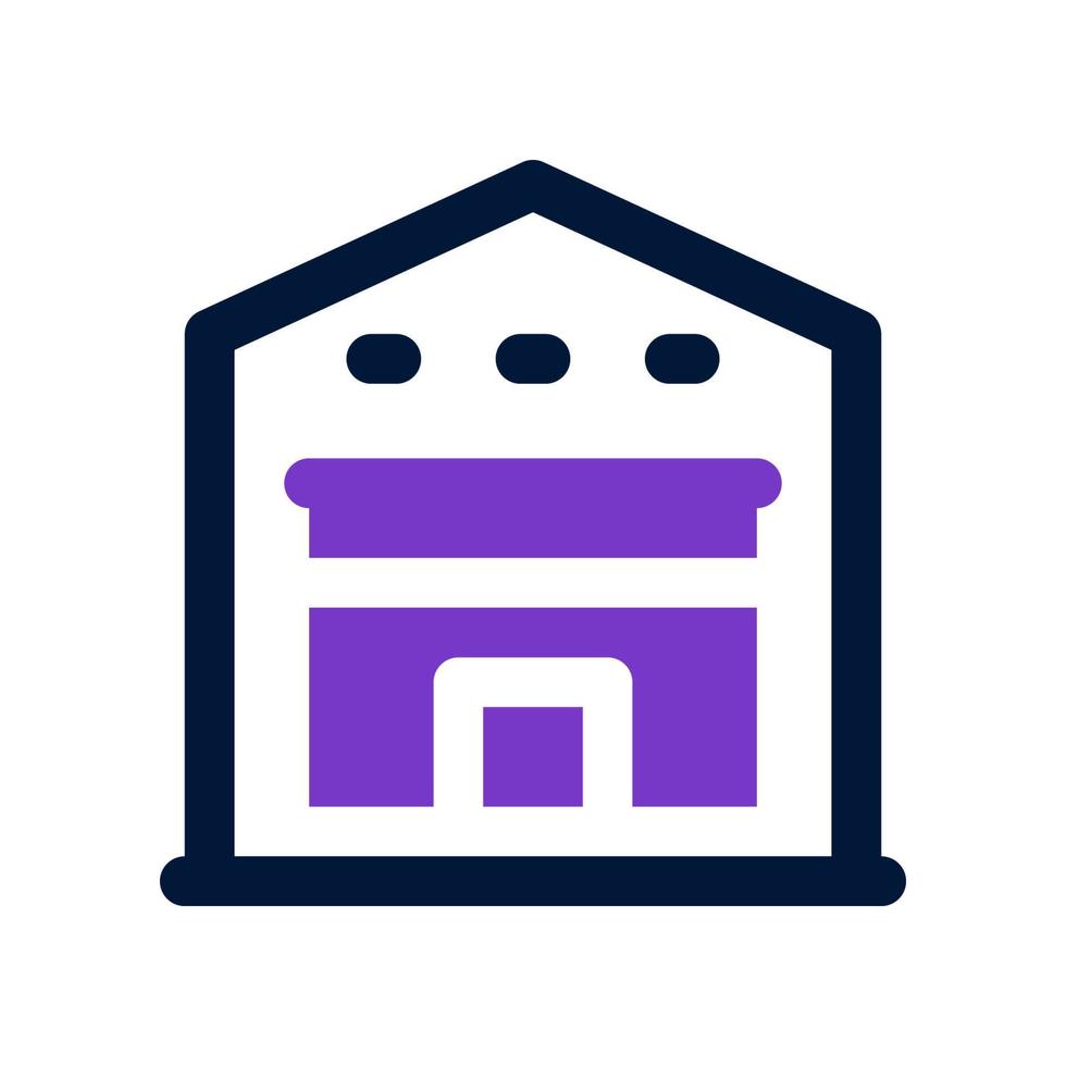 warehouse icon for your website, mobile, presentation, and logo design. vector