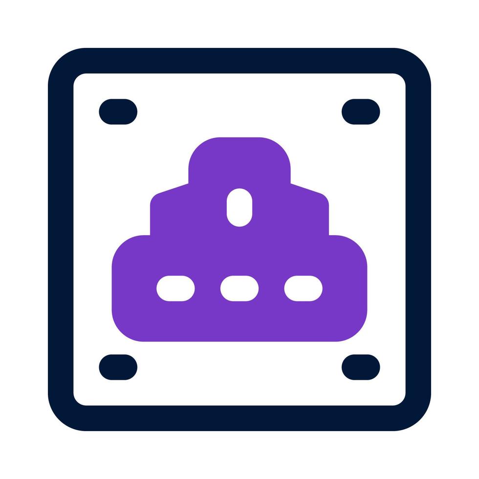ethernet port icon for your website, mobile, presentation, and logo design. vector