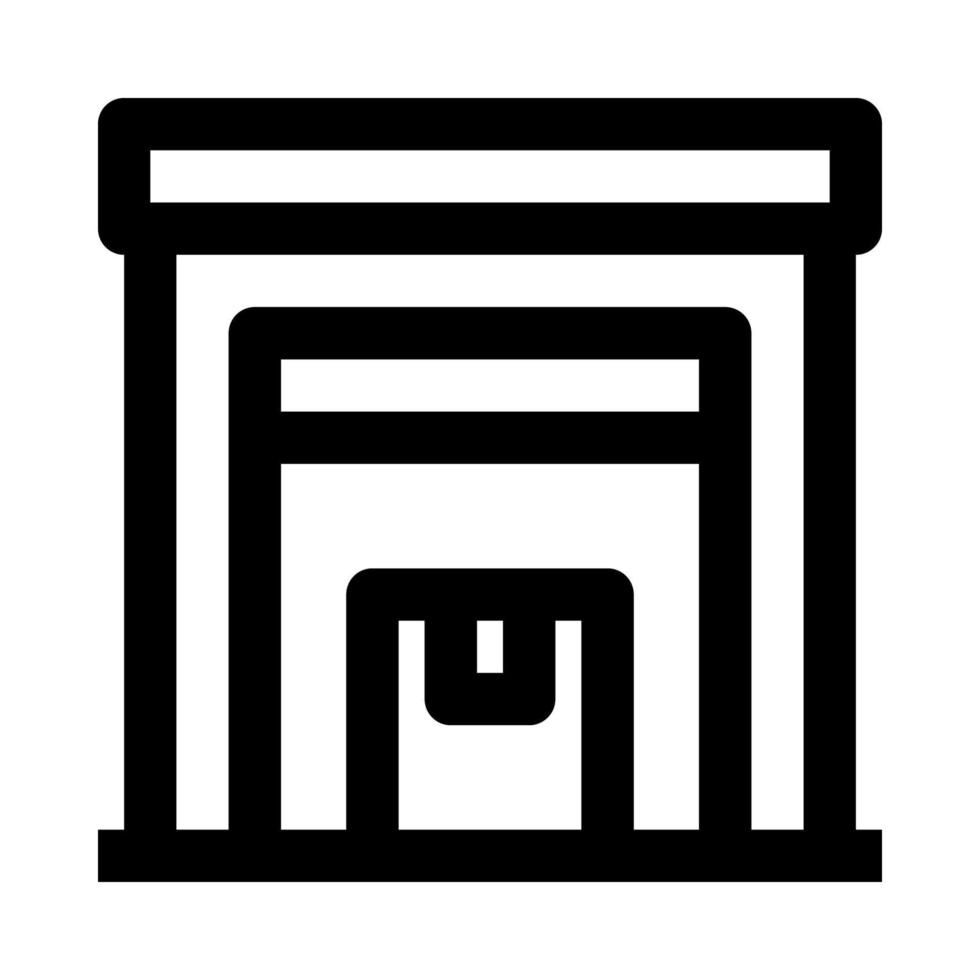warehouse icon for your website, mobile, presentation, and logo design. vector