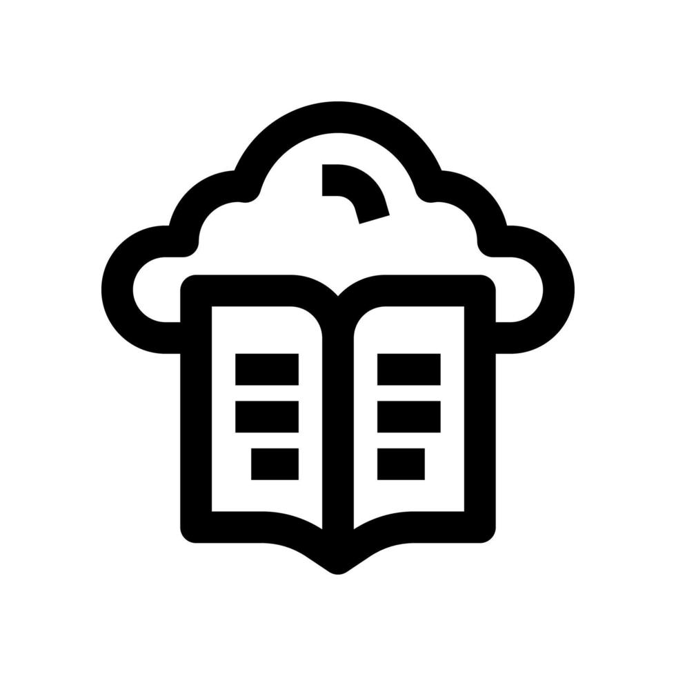 nube almacenamiento icono para tu sitio web, móvil, presentación, y logo diseño. vector