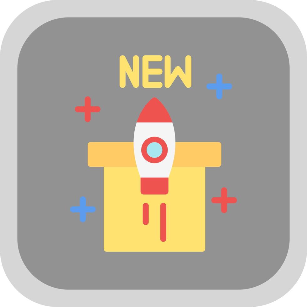 New Product Launch Vector Icon Design