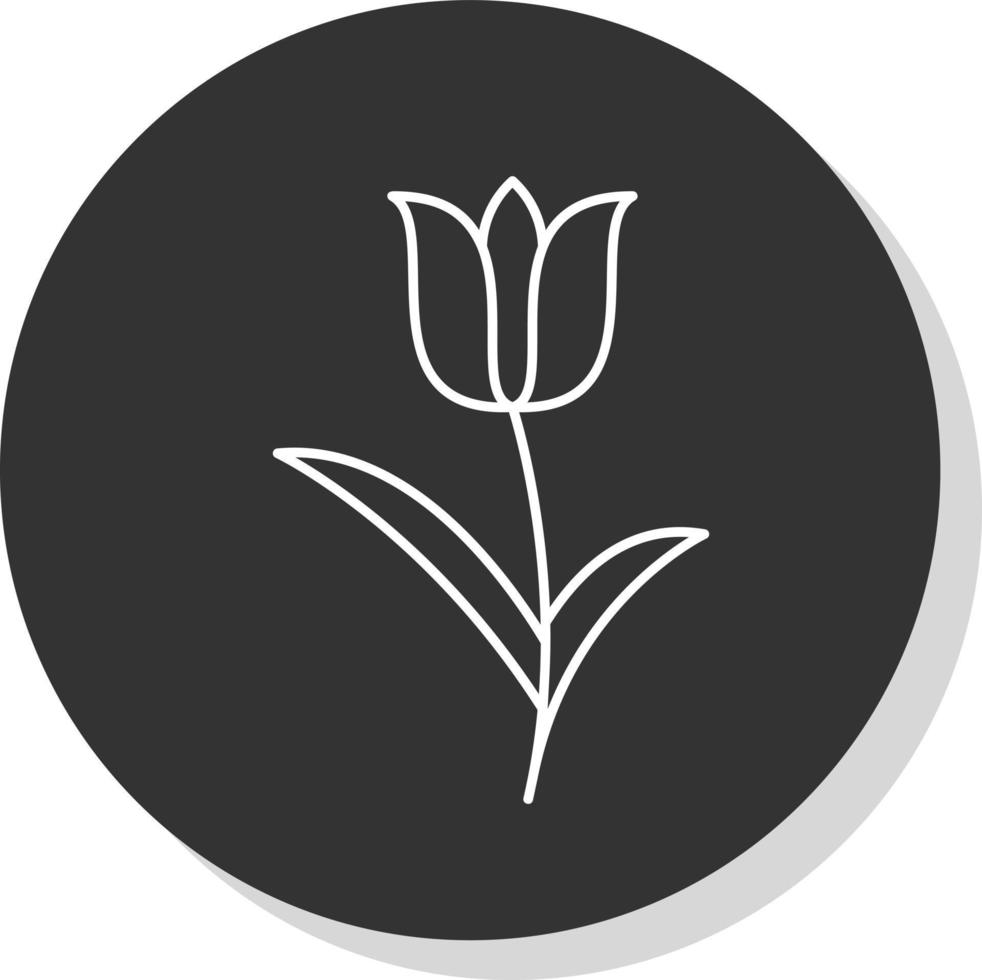 Tulip Vector Icon Design