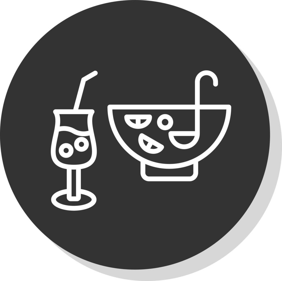 Punch Drink Vector Icon Design