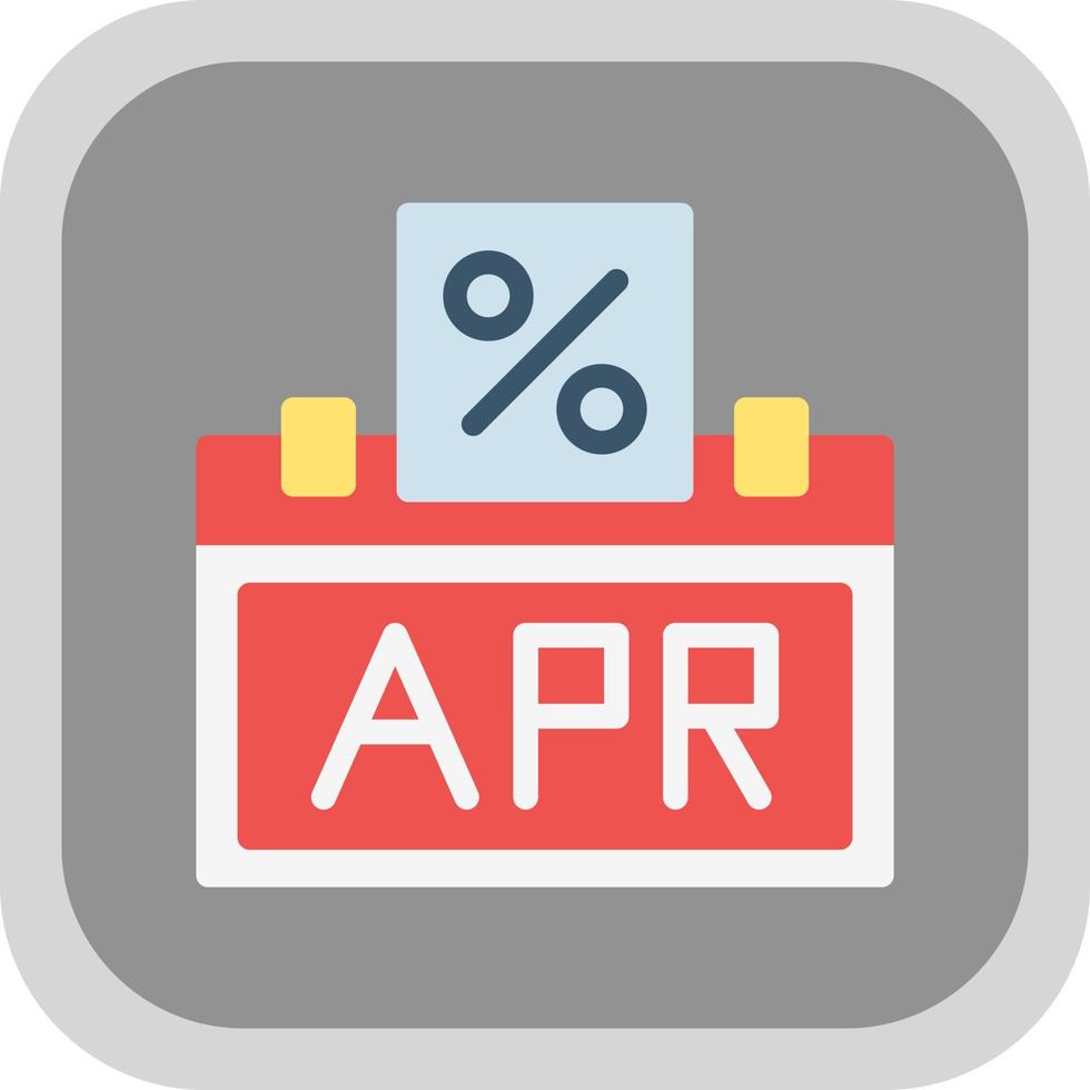 Annual Percentage Rate Vector Icon Design