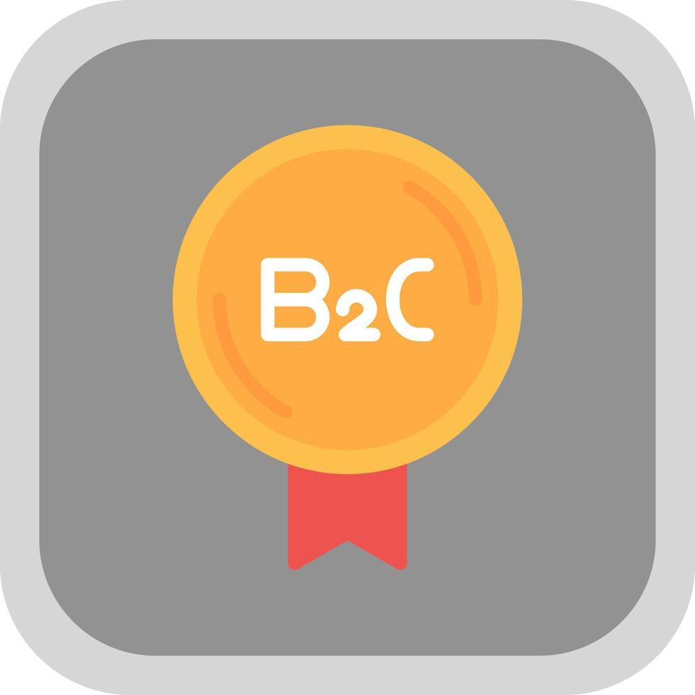 diseño de icono de vector b2c