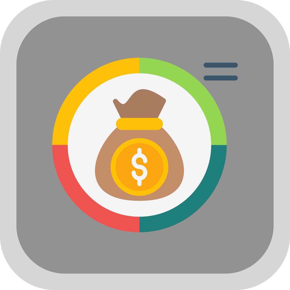 Asset Allocation Vector Icon Design