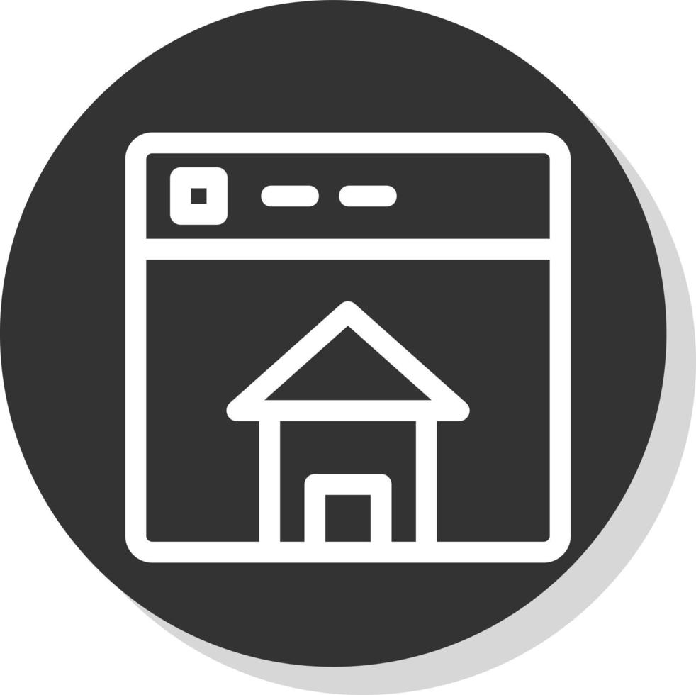 Homepage Vector Icon Design